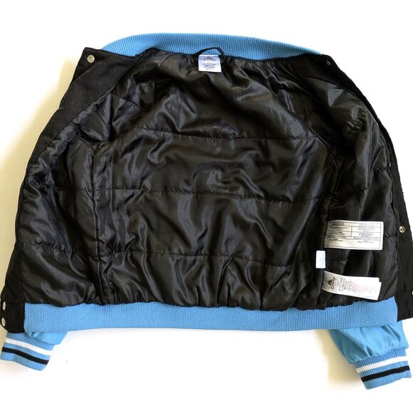 Disney Toy Story Buzz Lightyear Alien Varsity Bomber Jacket Kids 5/6 Insulated - Picture 4 of 8